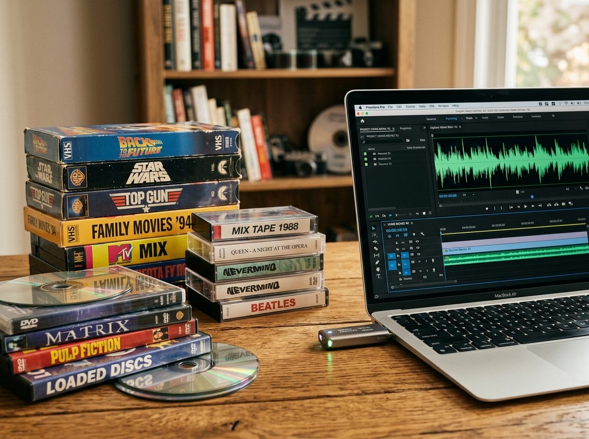 VHS and DVD to USB Digitising Services